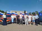В рамках празднования Дня Государственного флага Российской Федерации в городе состоялся автопробег