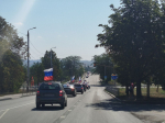 В рамках празднования Дня Государственного флага Российской Федерации в городе состоялся автопробег
