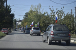 В рамках празднования Дня Государственного флага Российской Федерации в городе состоялся автопробег