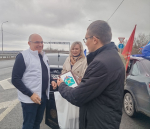 Флаг Единства: знаковое событие на границе Республик Донбасса