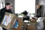 Брянковчане передали городу-побратиму Дебальцево гуманитарный груз, предназначенный для жителей, которые пострадали от атаки вражеских БПЛА