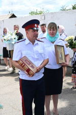 Любовь, благословлённая небом: в Брянке казаки освятили семейный союз